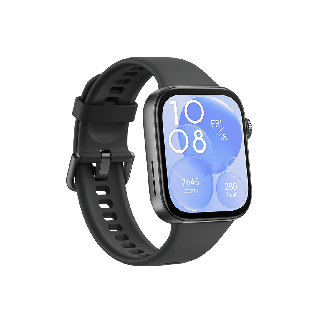 Huawei Watch Fit 3 Midnight Black Fluoroelastomer Strap Huawei Watch Fit 3 Midnight Black Fluoroelastomer Strap